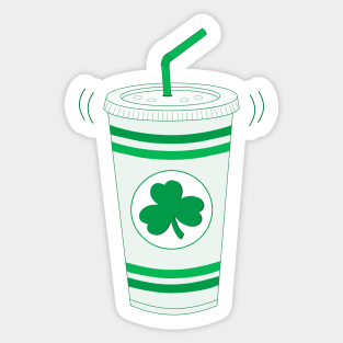 Festive Drink for St. Patrick's Day Sticker